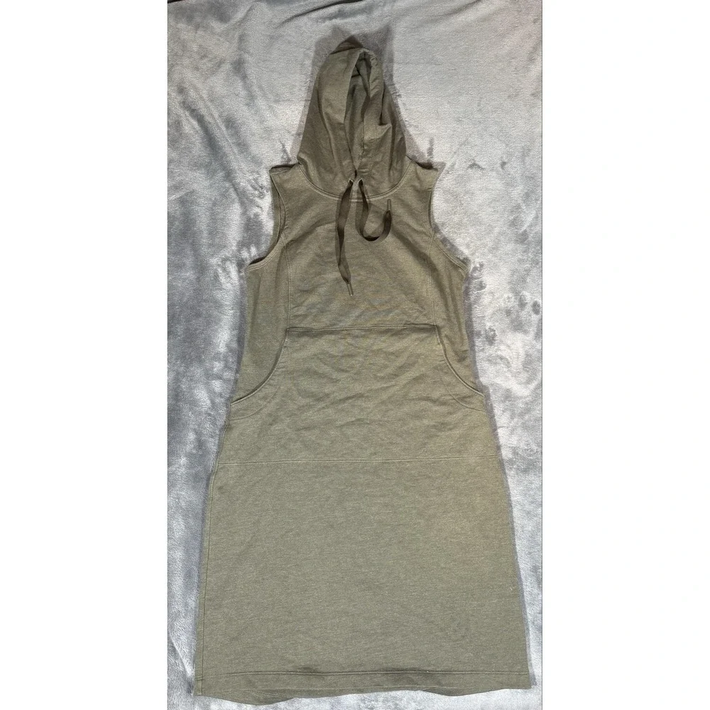 The North Face Dress Womens XS Green Hooded Tank Jersey Pockets NF0A3T3H